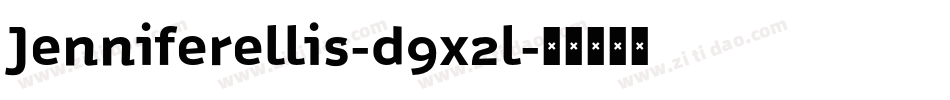 Jenniferellis-d9x2l字体转换 Jenniferellis-d9x2l字体转换