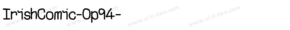 IrishComic-Op94字体转换