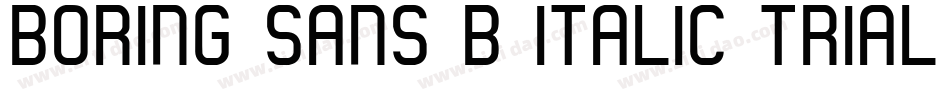 Boring-Sans-B-Italic-trial字体转换