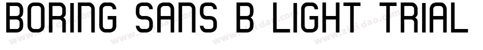 Boring-Sans-B-Light-trial字体转换