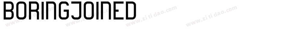 boringjoined字体转换