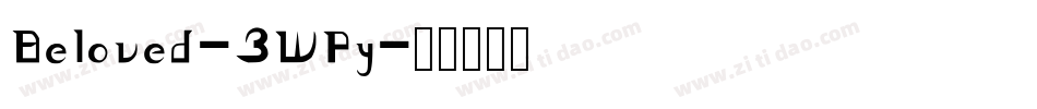 Beloved-3WPy字体转换