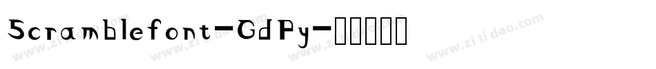 Scramblefont-GdPy字体转换