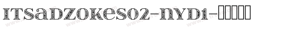 Itsadzokes02-nYD1字体转换