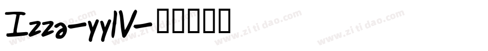 Izza-yy1V字体转换