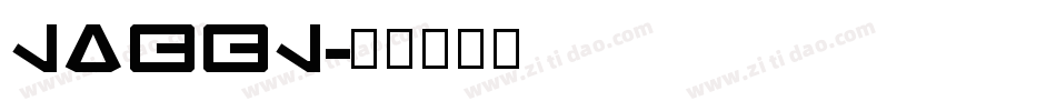 JABBJ字体转换
