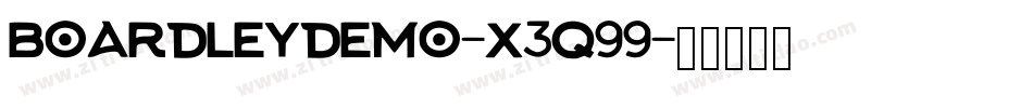 Boardleydemo-X3q99字体转换