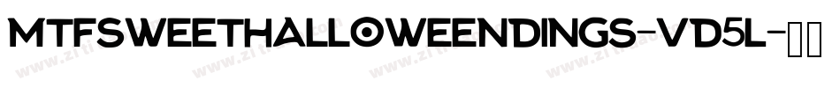 MtfSweetHalloweenDings-vd5L字体转换