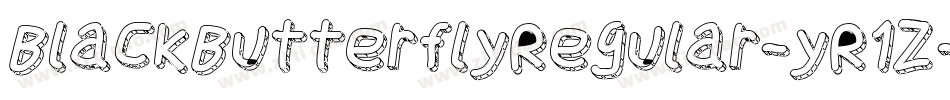 BlackButterflyRegular-yR1Z字体转换