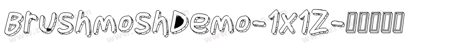 BrushmoshDemo-1x1Z字体转换