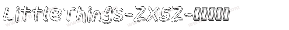 LittleThings-ZX5Z字体转换