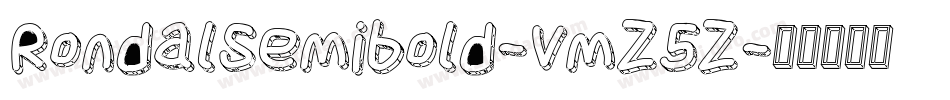 RondalSemibold-vmZ5Z字体转换