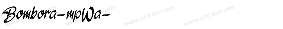 Bombora-mpWa字体转换