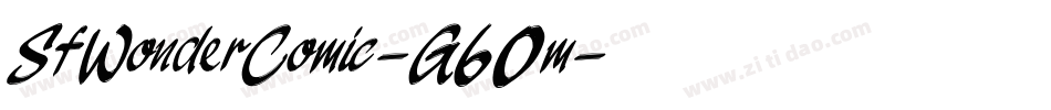 SfWonderComic-G60m字体转换