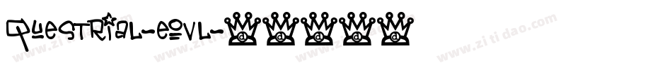 Questrial-eOvl字体转换