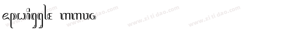 EpWiggle-mMvG字体转换