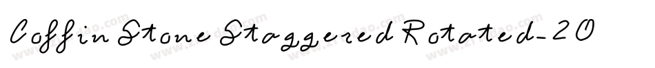 CoffinStoneStaggeredRotated-2OO4X字体转换