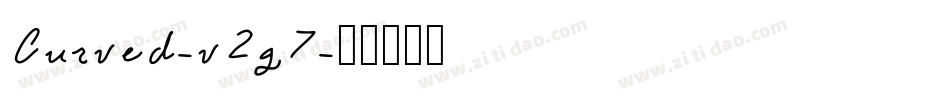 Curved-v2g7字体转换