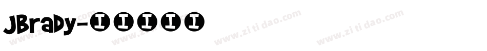 JBrady字体转换