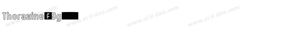 Thorazine-A9g字体转换