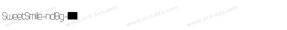 SweetSmile-nd8g字体转换