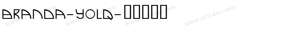 Branda-yolq字体转换