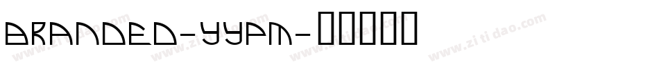 Branded-yyPM字体转换