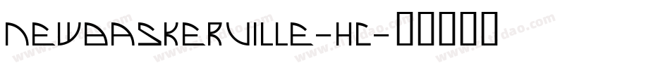 NewBaskerville-HC字体转换