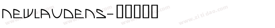 NewLaudens字体转换