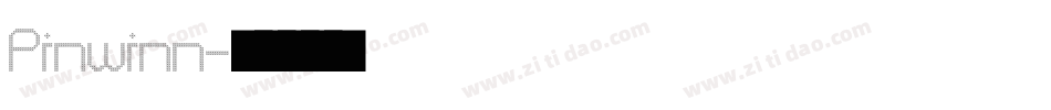 Pinwinn字体转换