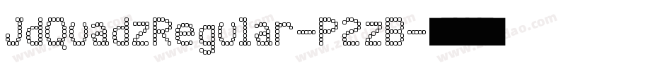 JdQuadzRegular-P2zB字体转换