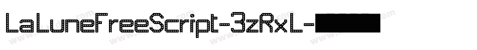 LaLuneFreeScript-3zRxL字体转换