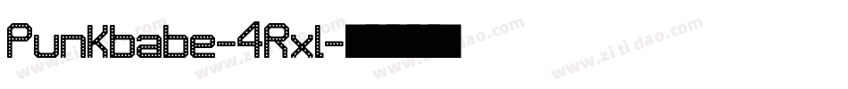 Punkbabe-4Rxl字体转换