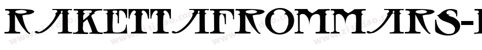 RakettaFromMars-lBge字体转换
