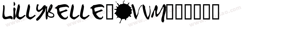 Lillybelle-1VvM字体转换