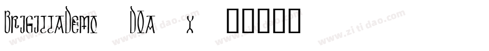BrigittaDemo-DOa9x字体转换
