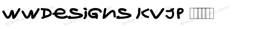 Wwdesigns-KVjp字体转换
