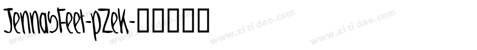 JennasFeet-pZeK字体转换