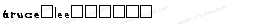 Bruce-Lee字体转换