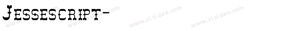 Jessescript字体转换