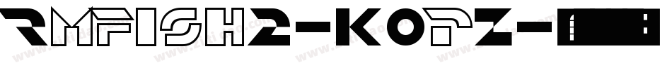 Rmfish2-KOpZ字体转换