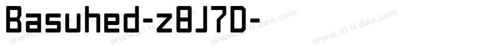 Basuhed-z8J7D字体转换