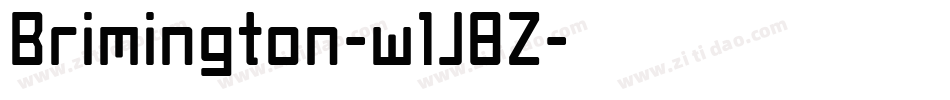 Brimington-w1J8Z字体转换