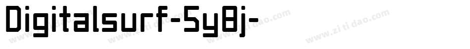 Digitalsurf-5y8j字体转换