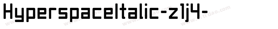 HyperspaceItalic-z1j4字体转换