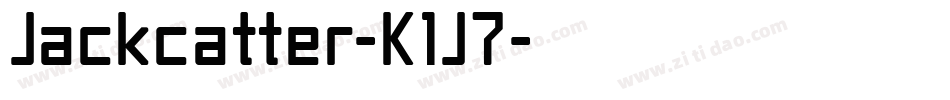 Jackcatter-K1J7字体转换
