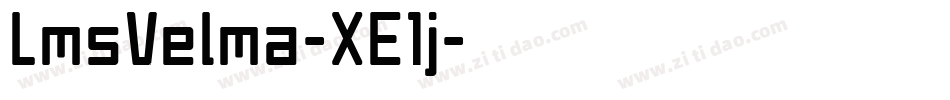 LmsVelma-XE1j字体转换