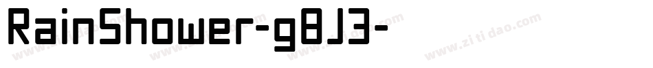RainShower-g8J3字体转换