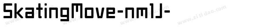 SkatingMove-nm1J字体转换