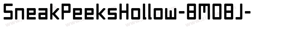 SneakPeeksHollow-8MO8J字体转换